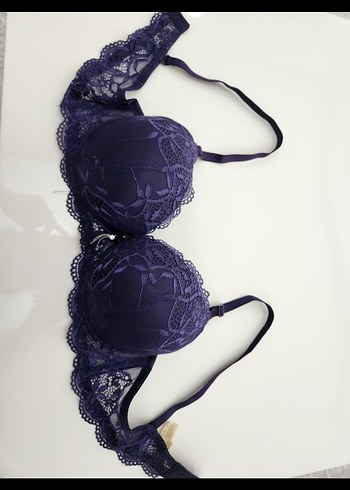 Mor Nakışlı Bohem Sütyen - Görsel 2