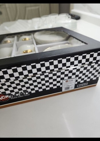 6'lı Beyaz 90cc Fincan ve Tabak Seti - Görsel 3