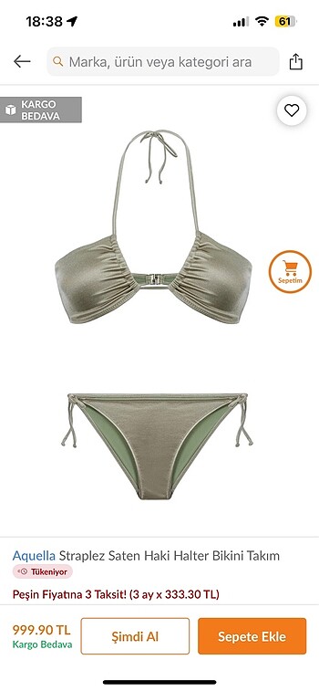 Aquella Bikini Takımı