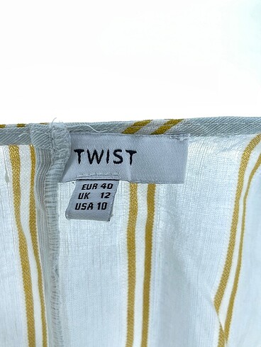 40 Beden çeşitli Renk Twist Bluz %70 İndirimli.