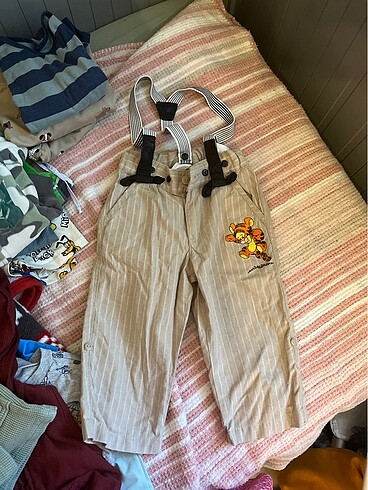 H&M disney askılı pantolon