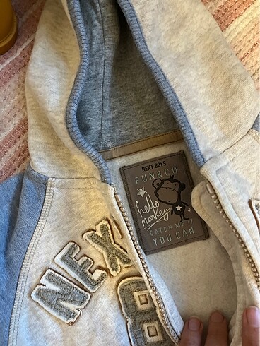 Next Next erkek bebek sweatshirt kapüşonlu