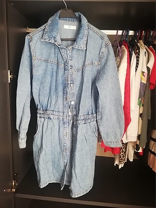 Mango jean elbise