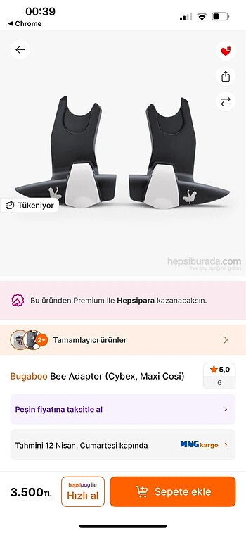 Diğer Beden Bugaboo adaptör