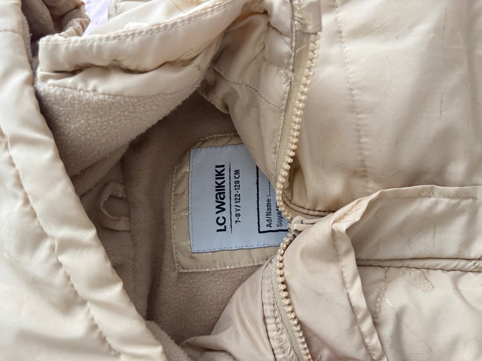 Kız Çocuk Bej  Street Wear Mont - Görsel 2