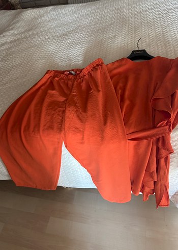 Turuncu Uzun Kollu Kadın tunik 1 kez giyildi - Görsel 2