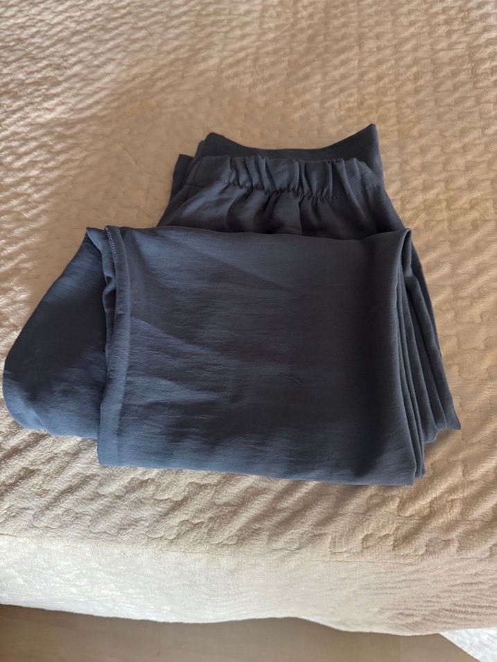 Gri Uzun Kollu Pamuklu Kadın Tunik takım az kullanıldı - Görsel 2