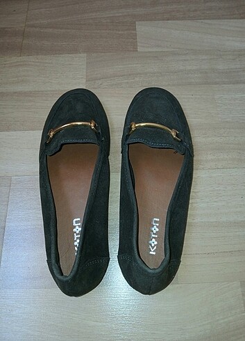 37 Beden HAKI RENGINDE LOAFER