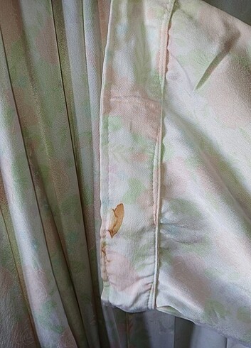 PASTEL DESENLI IPEK&SATEN SABAHLIK - Görsel 6