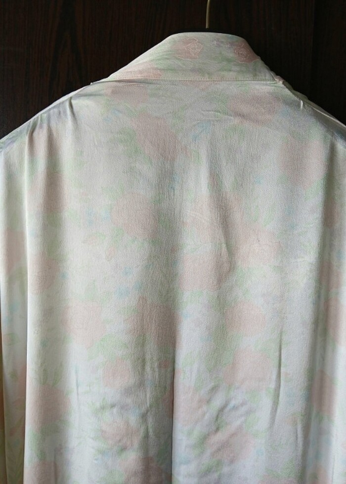 PASTEL DESENLI IPEK&SATEN SABAHLIK - Görsel 5