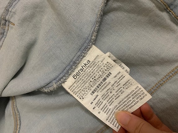 xl Beden mavi Renk Kot ceket