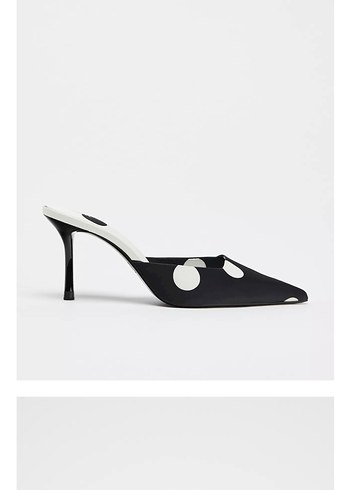 Zara Puantiye Desenli Terlik