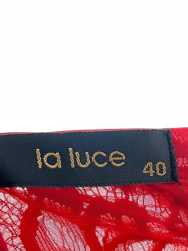 40 Beden kırmızı Renk La Luce Uzun Elbise %70 İndirimli.