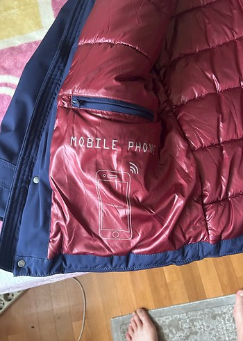 Us Polo Assn lacivert erkek kaban - Görsel 3