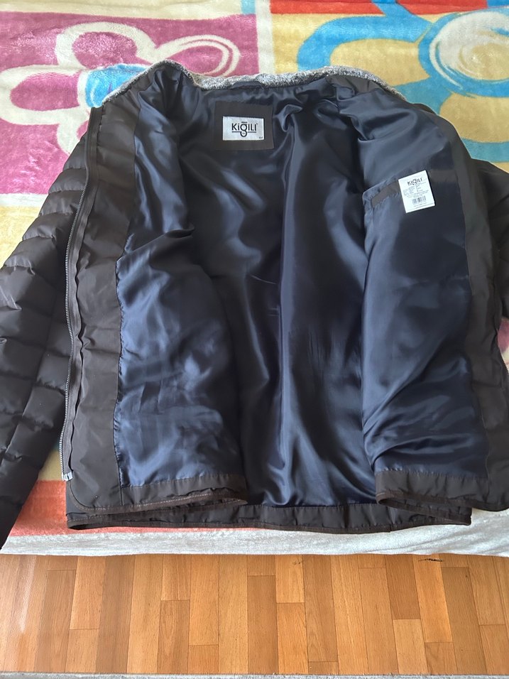 Kığılı kahverengi erkek kaban - Görsel 4