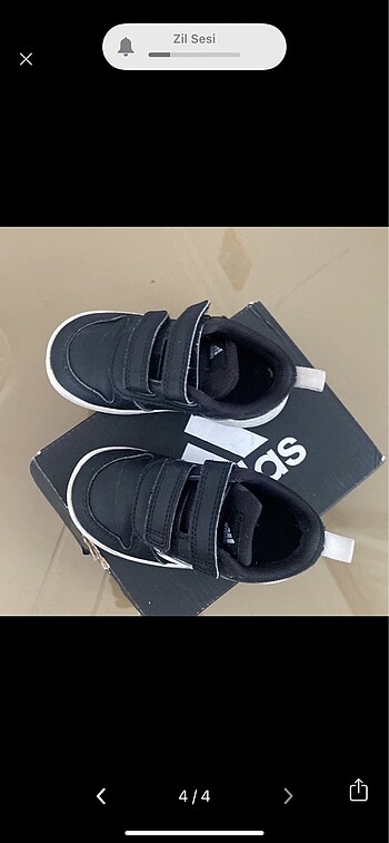 23 Beden Adidas bebek spor ayakkabı