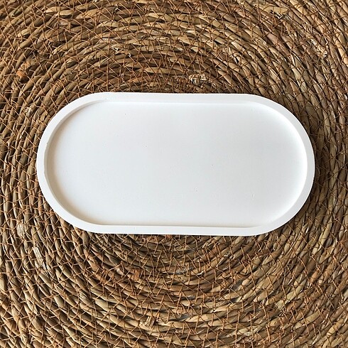 Markasız Ürün Oval tepsi dekor ürünü