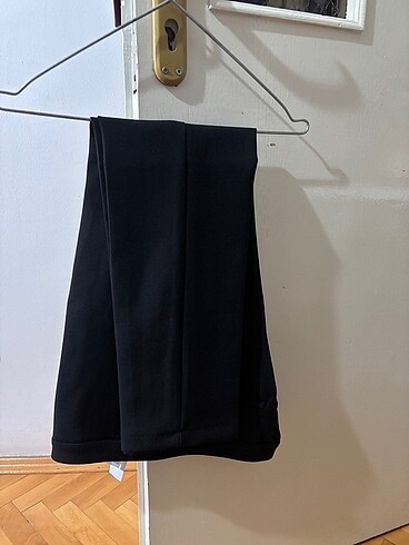 38 Beden siyah Renk Koton kumaş pantolon
