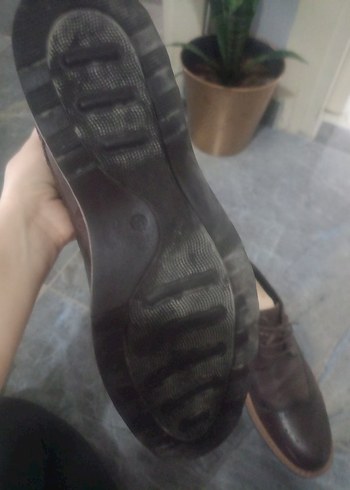 Klasik Erkek Kahverengi Deri Ayakkabı - Görsel 5