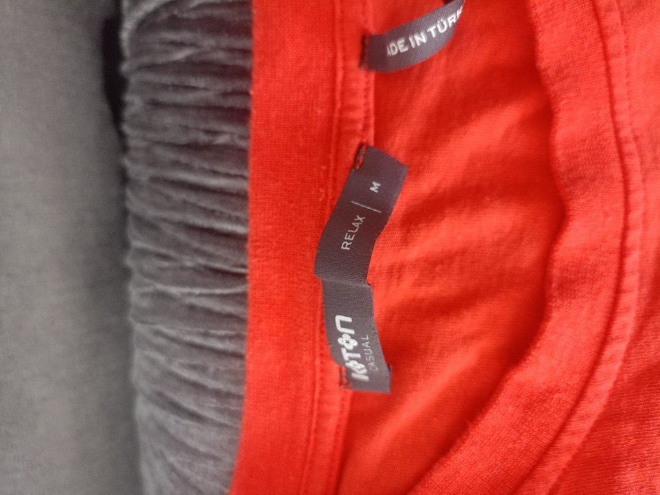 Kırmızı Baskılı Erkek  Tişörtü - Görsel 3