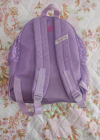 Parlak Mor Kedi Figürlü Sırt Çantası - Görsel 3