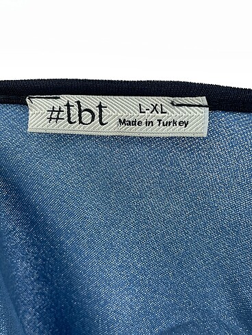 l Beden mavi Renk Diğer Bluz %70 İndirimli.