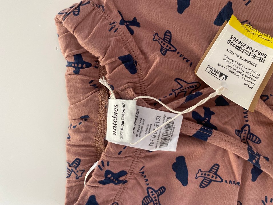 Erkek Çocuk Kahverengi Pamuklu Rahat Pantolon - Görsel 3