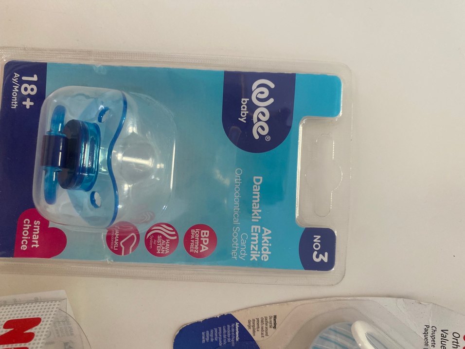 Mavi Bebek Emzikleri Seti 6-36 Ay - Görsel 3