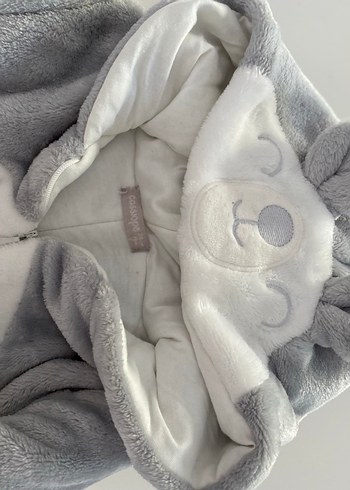 Gri Peluş Bebek Tulum - Görsel 2