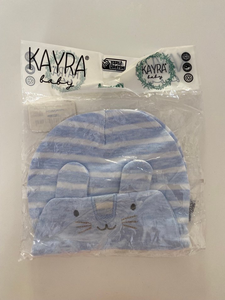 Gri Erkek Bebek Örgü Uzun Kollu Takım - Görsel 2