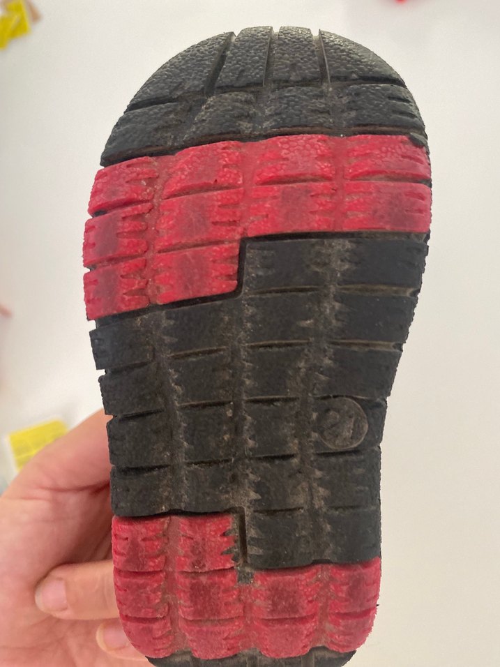 Kırmızı Erkek Çocuk Cırtlı Spor Ayakkabı - Görsel 3