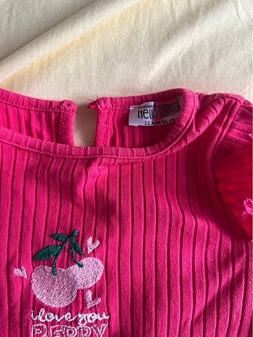 HelloBaby 6-9 ay alt üst takım kız bebek