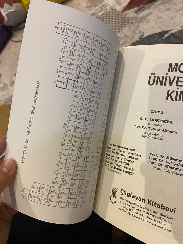 Modern Üniversite Kimyası Cilt 1 - C.E. Mortimer - Görsel 2