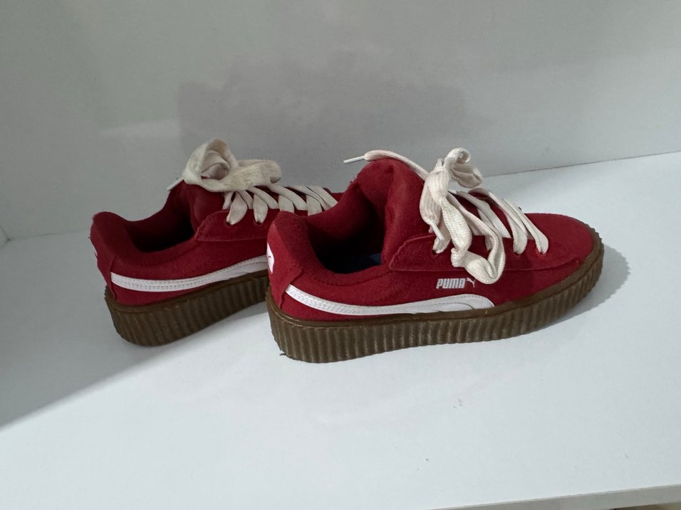 Puma Kırmızı Platform Topuklu Spor Ayakkabı - Görsel 2