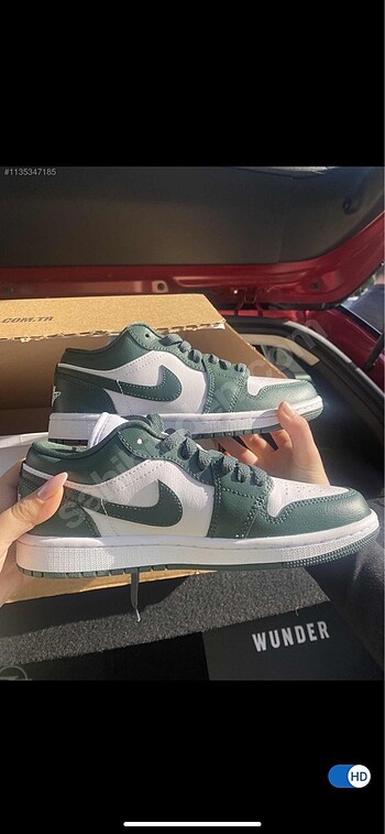 38 Beden yeşil Renk Air jordan galactic jade
