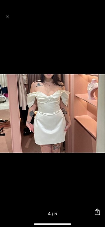 38 Beden Urban Muse Beyaz Elbise