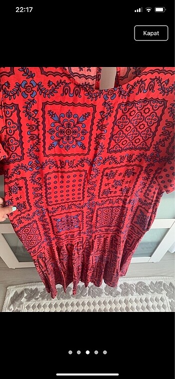 l Beden Nar çiçeği elbise