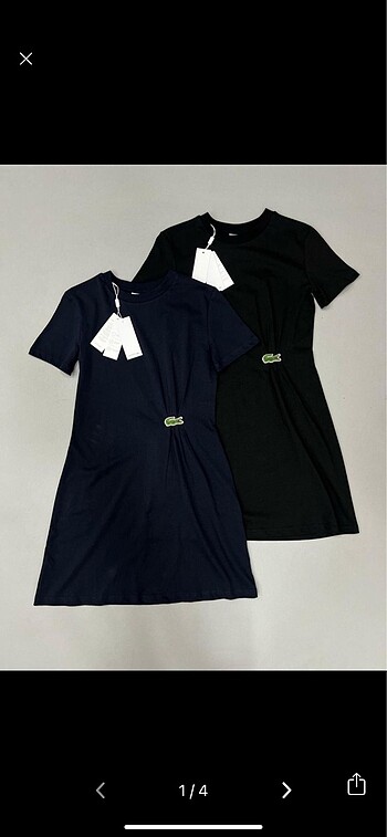Lacoste lacivert elbise