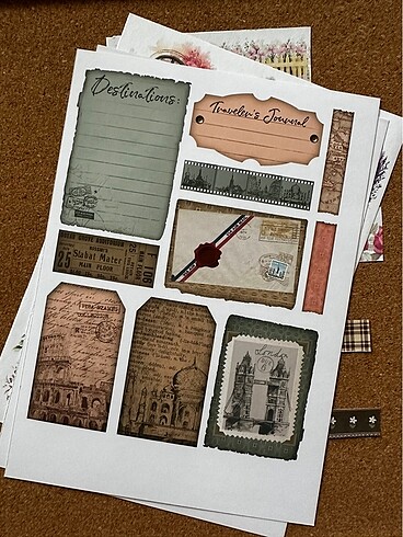 Travel Journals Stickers