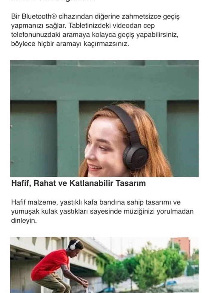 Jbl tune 510bt - Görsel 5