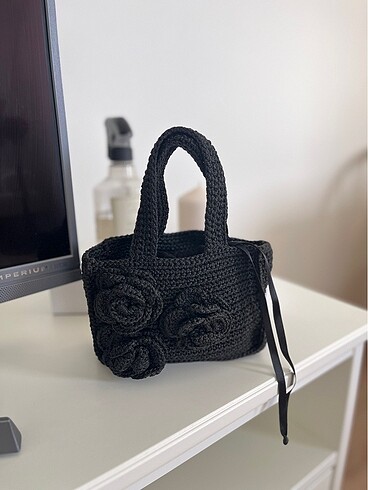 Mango model örme çanta