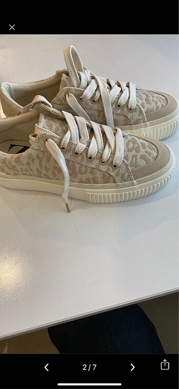 36 Beden Zara leoparlı ayakkabı
