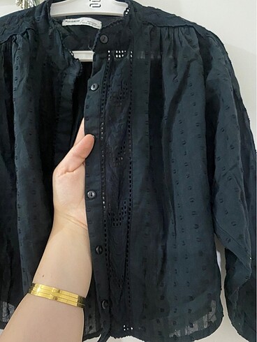 xs Beden siyah Renk Pull & bear gömlek