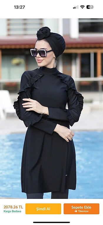 Adasea haşema tesettür mayo - Görsel 8