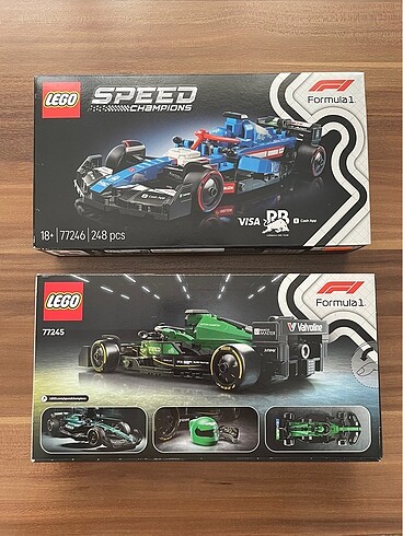 -SATILDI- LEGO FORMULA 1 OYUNCAKLARI (2 ADET)