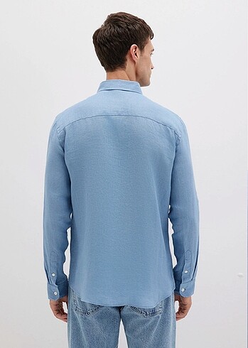 Mavi Jeans SIFIR ETİKETLİ YAZLIK KETEN GÖMLEK