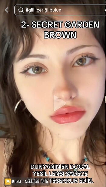  Beden Kontakt lens ela