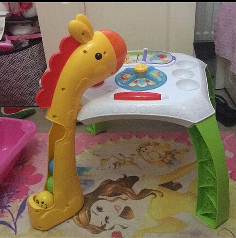 Eğitici zürafa aktivite masası