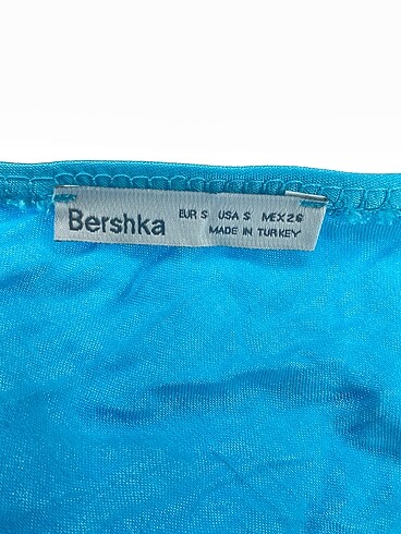 s Beden mavi Renk Bershka Mini Üst %70 İndirimli.
