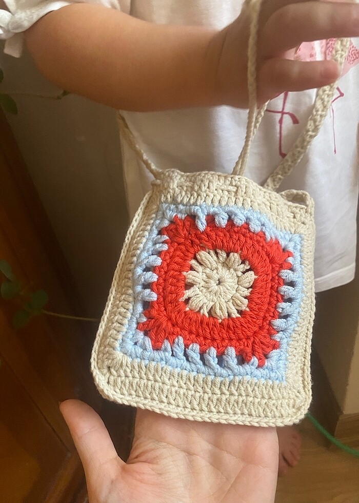 Örgü çocuk çantası - Görsel 2